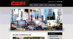 Desktop Screenshot of concreteconceptskc.com